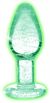 Glow-in-the-Dark Anaalplug Van Glas - Small