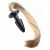 Paardenstaart buttplug blond haar